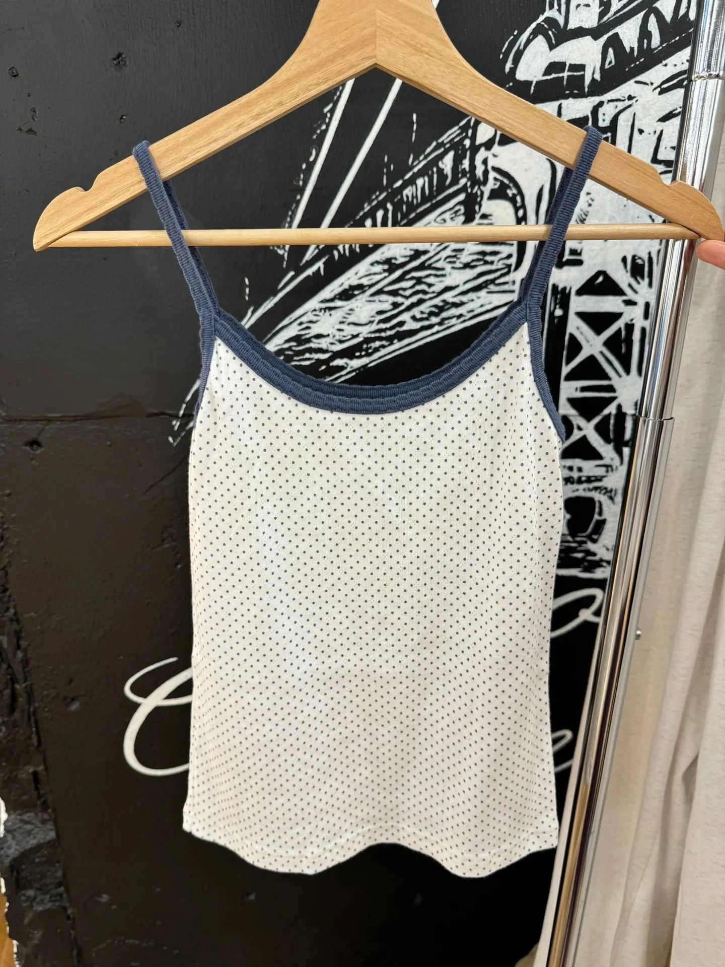 Söt liten hjorttryck smal crop top kvinnor sommar bomull ärmlös beskuren linne harajuku avslappnad söt linnen  y2k: Cyan