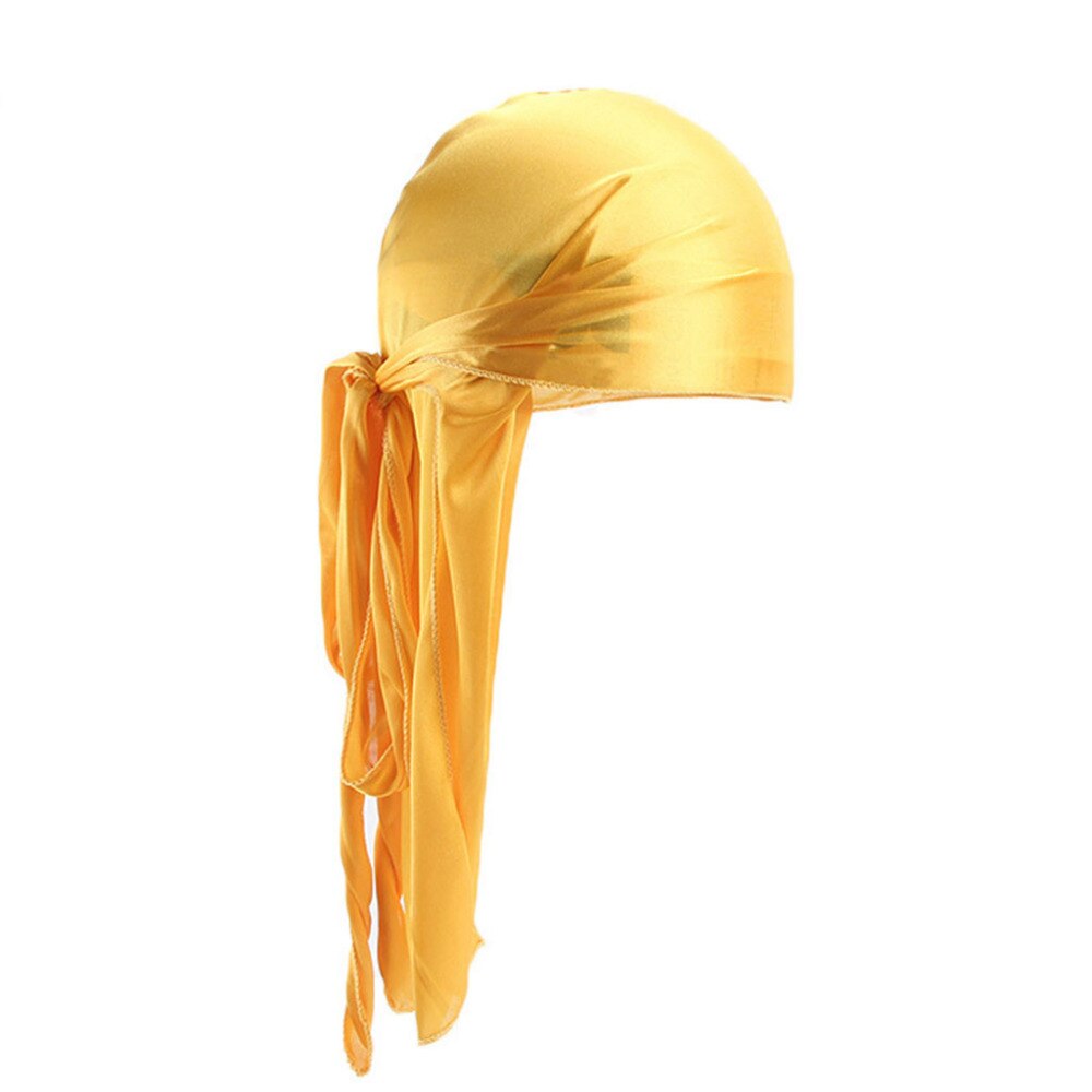 Mænd/kvinder silke polyester bandana hat durag rag hale hovedbeklædning hovedbeklædning  z2019