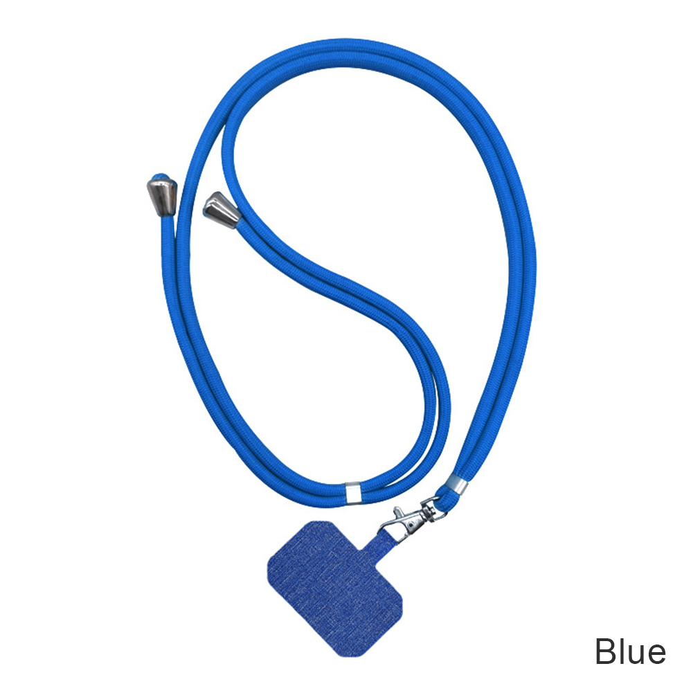 Universele Card Intrekbare Crossbody Telefoon Hanger Mobiele Telefoon Lanyard Voor Mannen En Vrouwen Halterneck Anti-Verlies Artefact: Blue