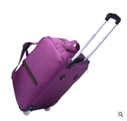 Rejse bagage taske på rullende bagage taske hjul trolley taske rejse boarding taske med hjul rejse kabine bagage kuffert