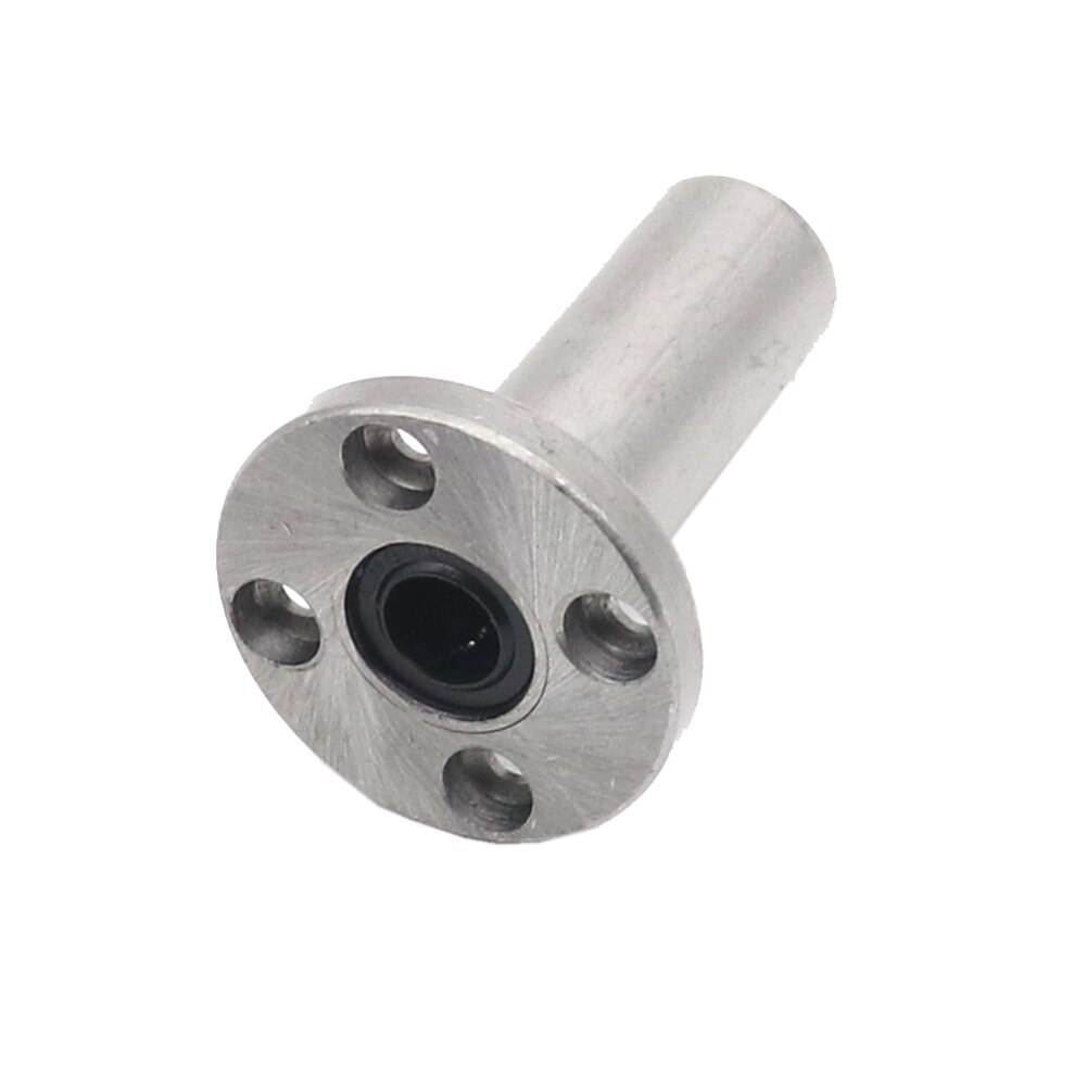 Round Flange 6mm Coupling Linear Motion Bearing 4PCS LMF6LUU Long 4 Hole Flange