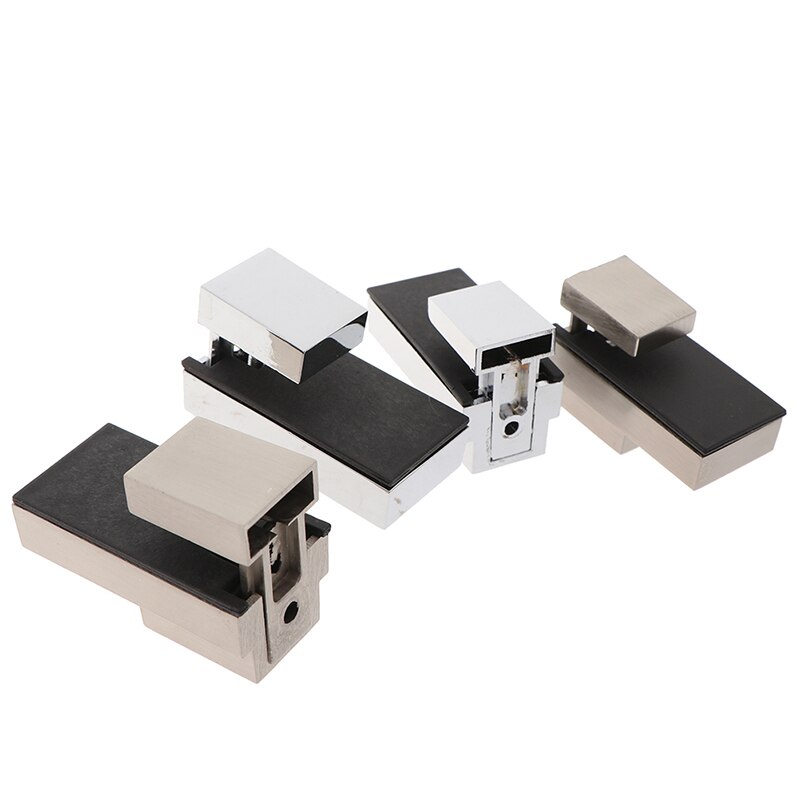 1Pc Verstelbare Glazen Klemmen F Klem Planken Holder Hoek Beugel Zinklegering Voor Load Glas Clips Grote, kleine Zinklegering