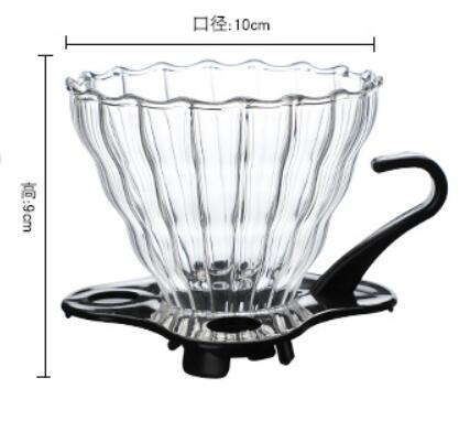 V60 Coffee Pot ,350ml 600ml 800ml Glass Coffee Dripper, Insulated Handle To Keep Your Pour Over Coffee and Fresh Drip Kettle: S