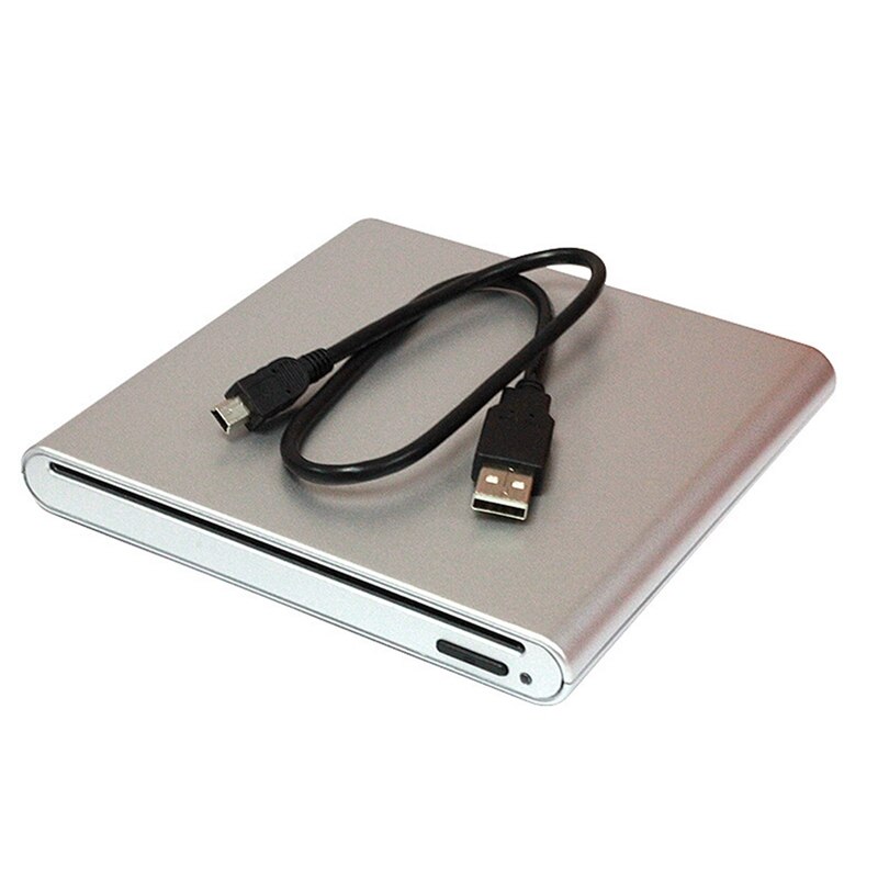 Externe Cd Dvd Drive Dvd Speler Usb 3.0 Type Zuig Optische Drive Voor Laptop Mac Desktop Pc Venster 10 8 7 Xp