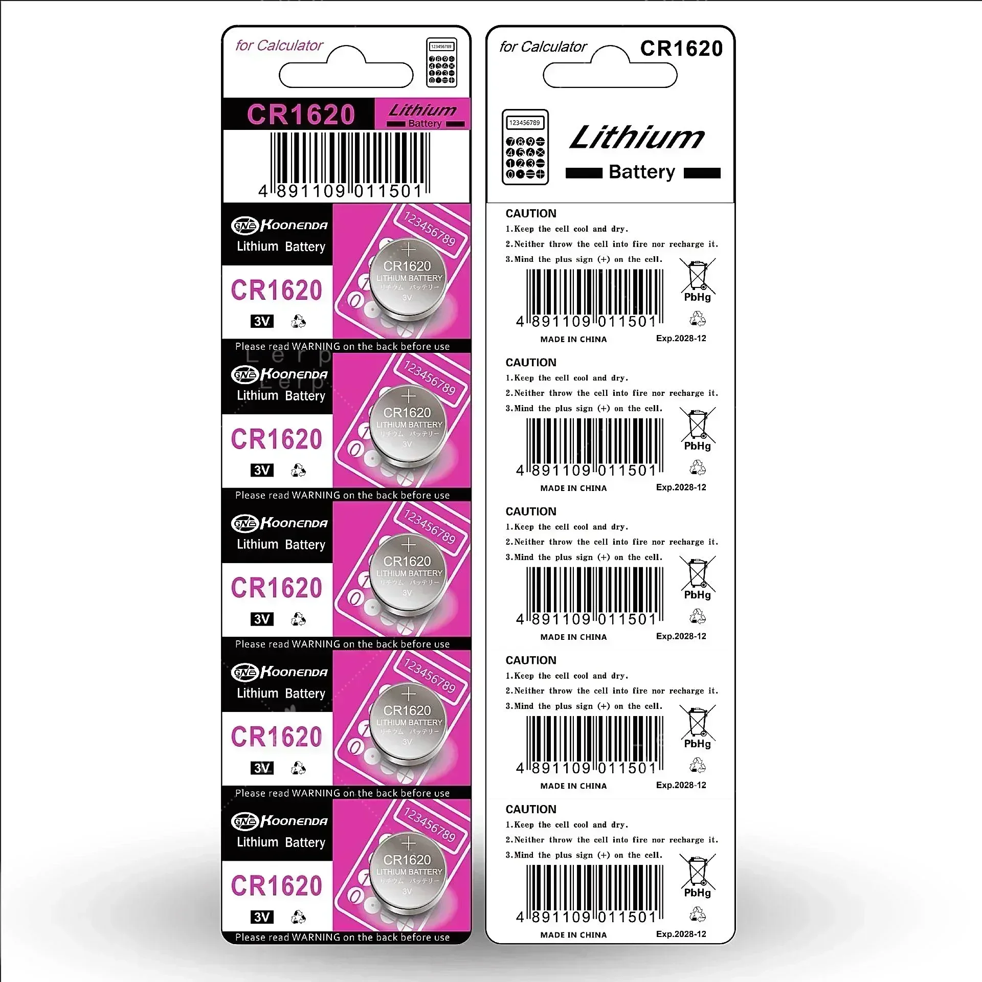 Bateria CR1620 original, botão de limite de 3V, controle remoto