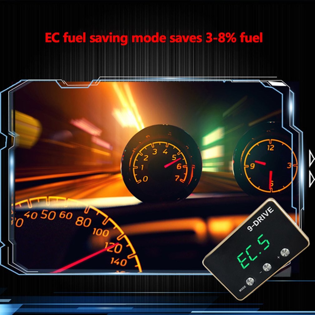 Electronic Throttle Accelerator 9-mode Throttle Controller Display Improve Power Good Sensitivity Display