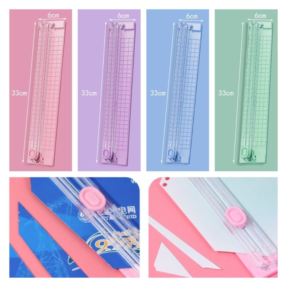 Narzędzie robić scrapbookingu Papier Kartka Papier fotograficzny Nożyk Przenośny Papier robić rękodzieła Trymer DIY Bezpieczne narzędzie robić cięcia papieru Laminator
