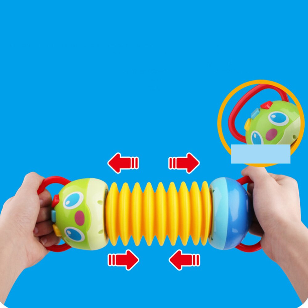 Raupenförmiges akkordeon, pädagogisches baby-musikinstrument für die frühe kindheit