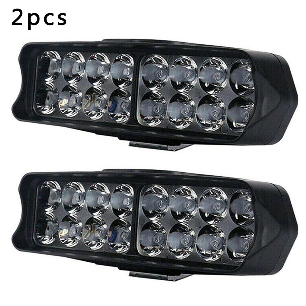 Car Motorcycle Spotlight 48W 2400 LM Light Electric Vehicle ATV LED External Waterproof: 2pcs