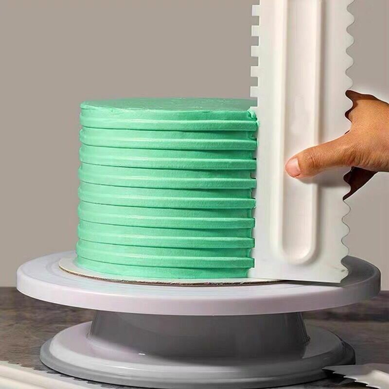 4 Stks/set Plastic Butter Cake Schraper Spatel Bakken Accessoires Keuken Fondont Cake Decorating Gereedschap Schrapers Soepeler