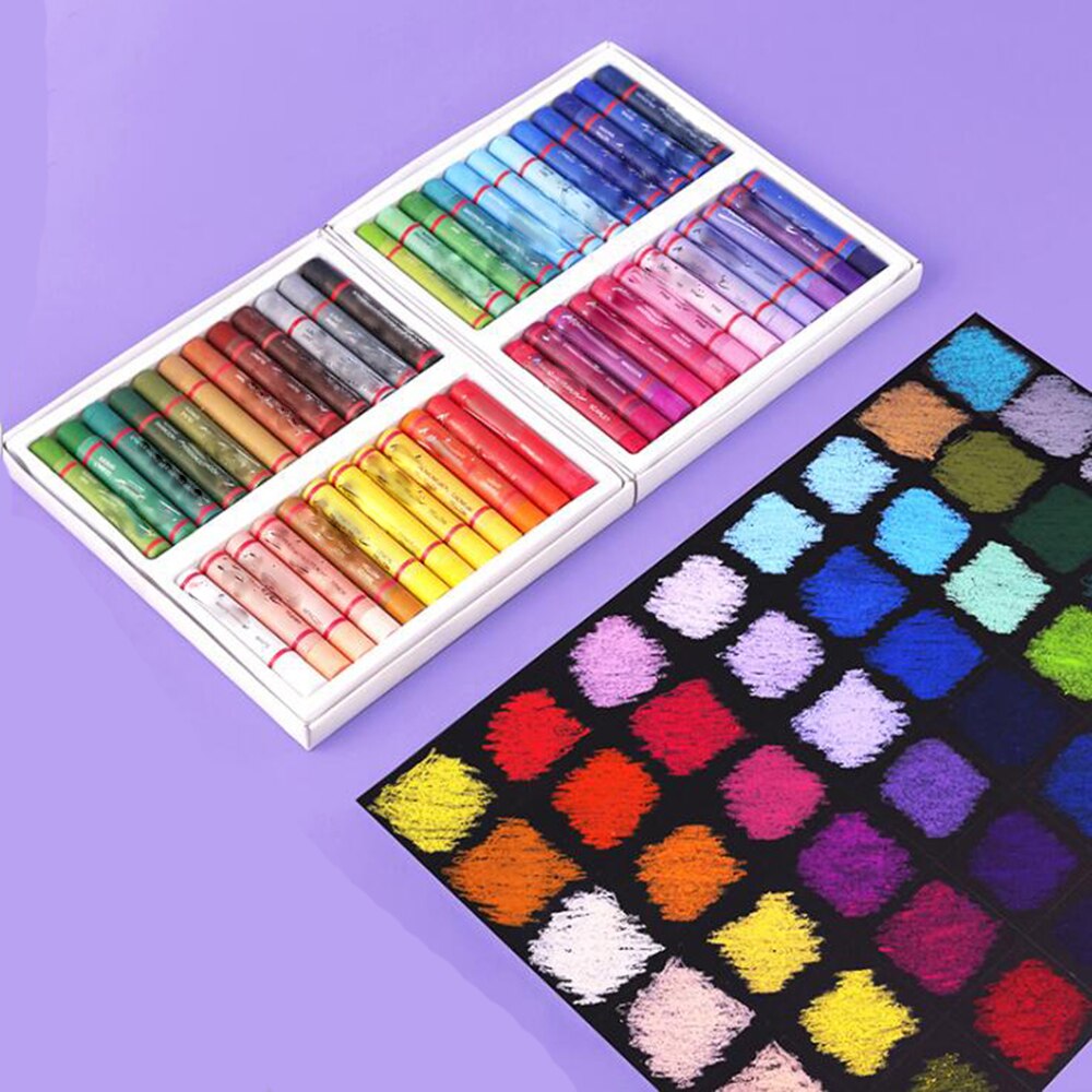 Pasteles al óleo de 12 Colores, arte de Pastel de agua para el aula escolar y arte para colorear para niños y adultos, todos los artistas