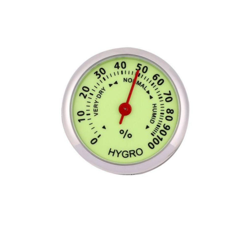 Digital Clock Thermometer Hygrometer Automobile Car Dashboard Decoration Ornaments Automotive Watch Car Styling: Luminous Hygrometer