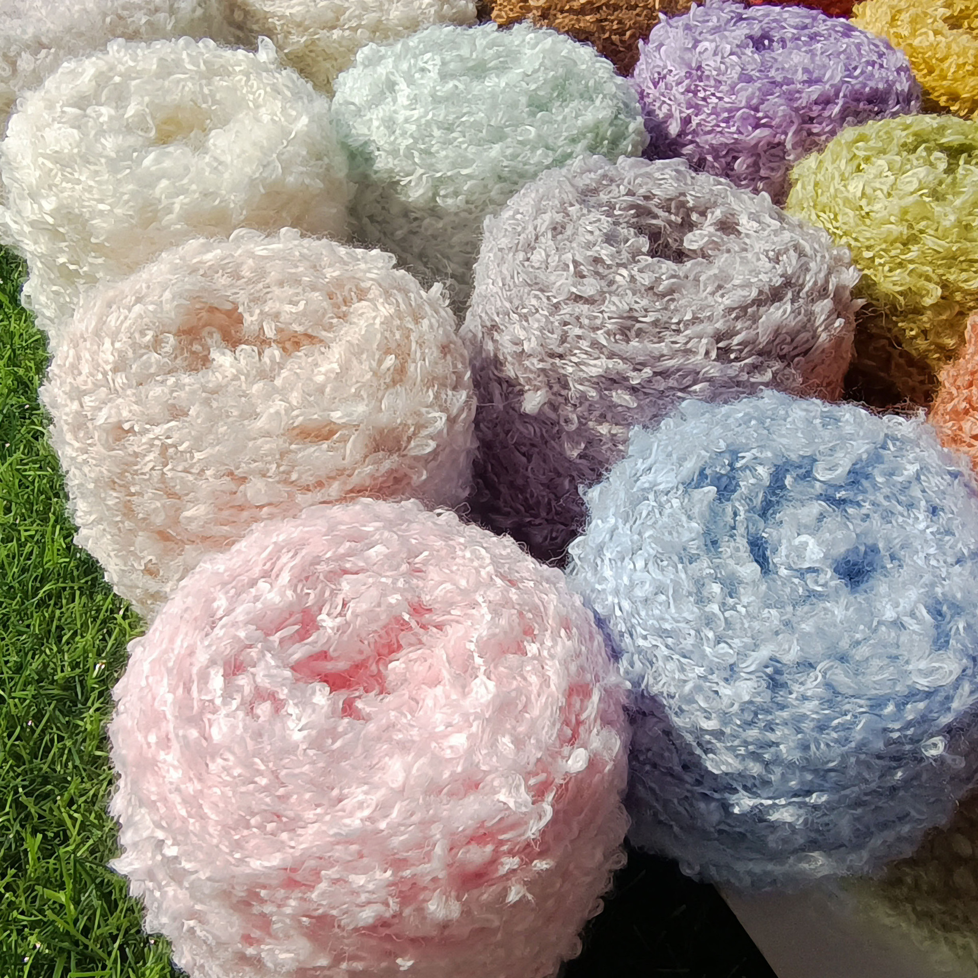 50g Wool Loop Yarn Mohair Yarn Ball Handmade Diy Crochet Doll Scarf Sweater