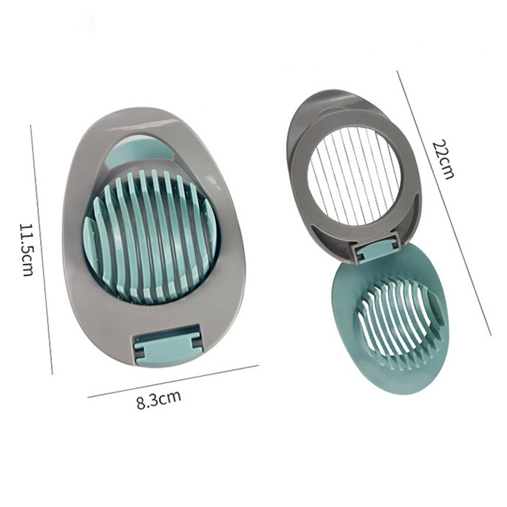 Multifunctionele Ei Cutter Rvs Egg Slicer Sectioner Cutter Mold Flower-Vorm Boterhamworst Cutter Keuken Gadgets