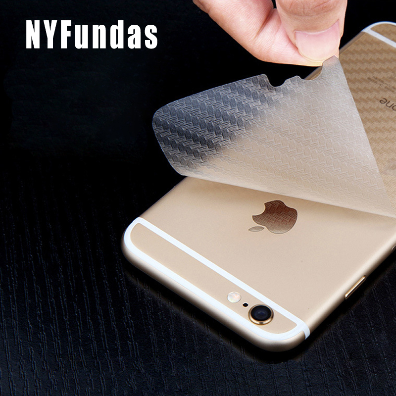 Back Carbon Fibre Film Mobile Phone Stickers for Apple iPhone 11 Pro XS Max X XR 6 S 6S 7 8 Plus 5 5S SE 4 4S 10 Pegatinas
