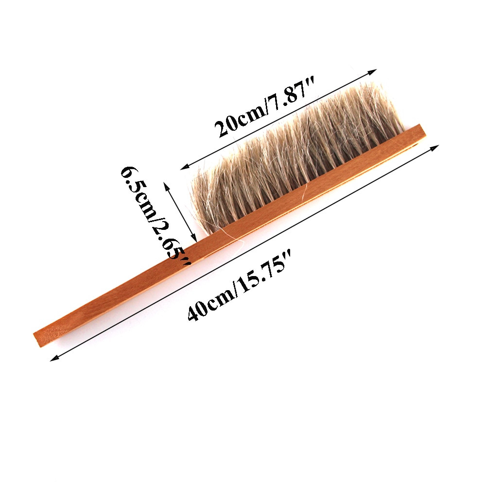 1PCS manen borstel voor vegen schoonmaken bijenkorf gereedschap twee rijen paardestaart haar bee borstels bijenteelt apparatuur voor bijenteelt: Default Title