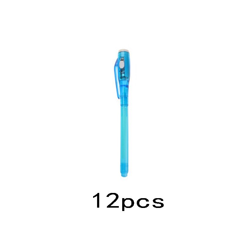 Stylo à bille magique , Invisible lumière UV, stylo à bille pour enfants, , fournitures scolaires, papeterie nouveauté: 19