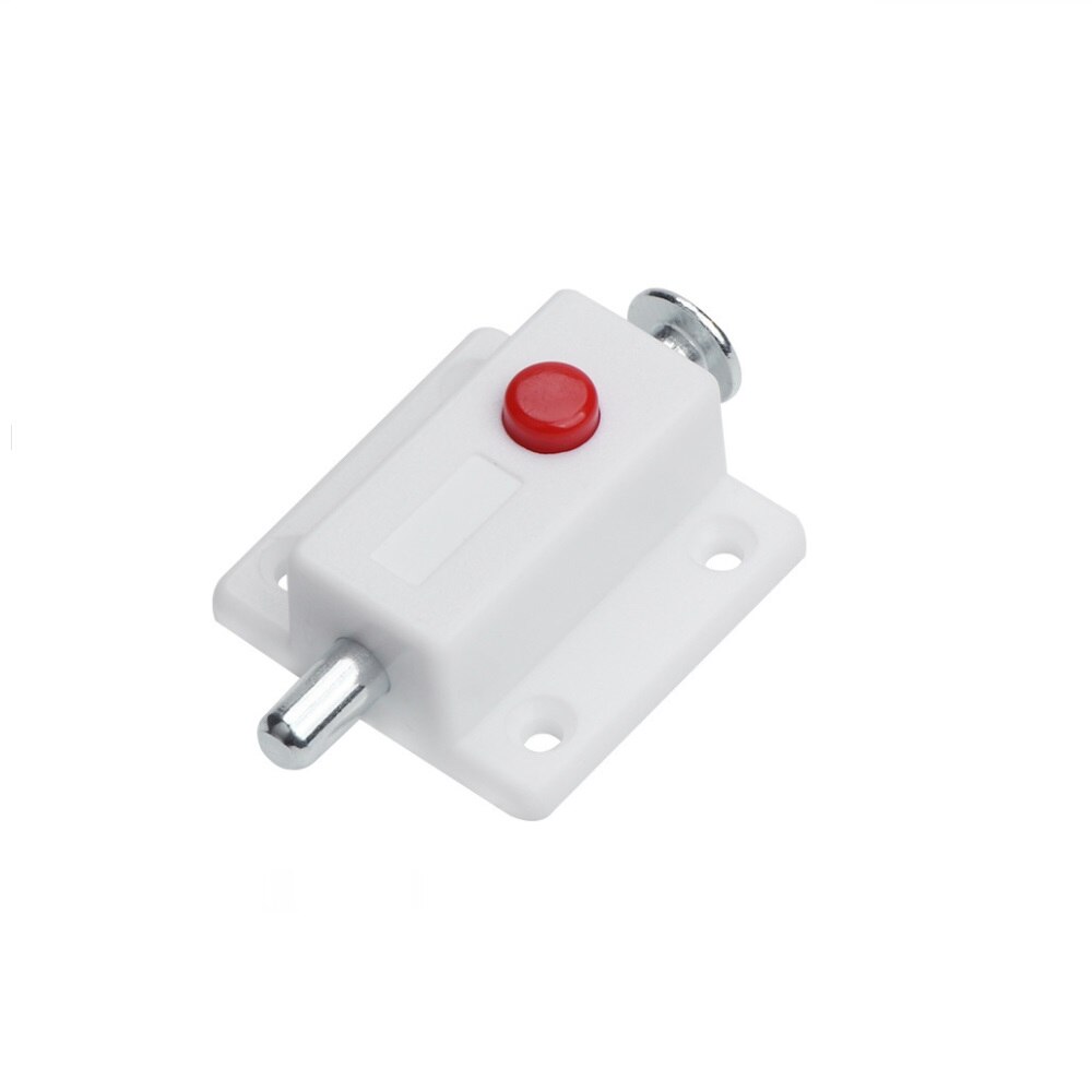 5pcs/Lot Good Plastic Door Bolts Latch Lock For Door Window Cabinet Box Cupboard Slide Locker Home Safety Bolt: white