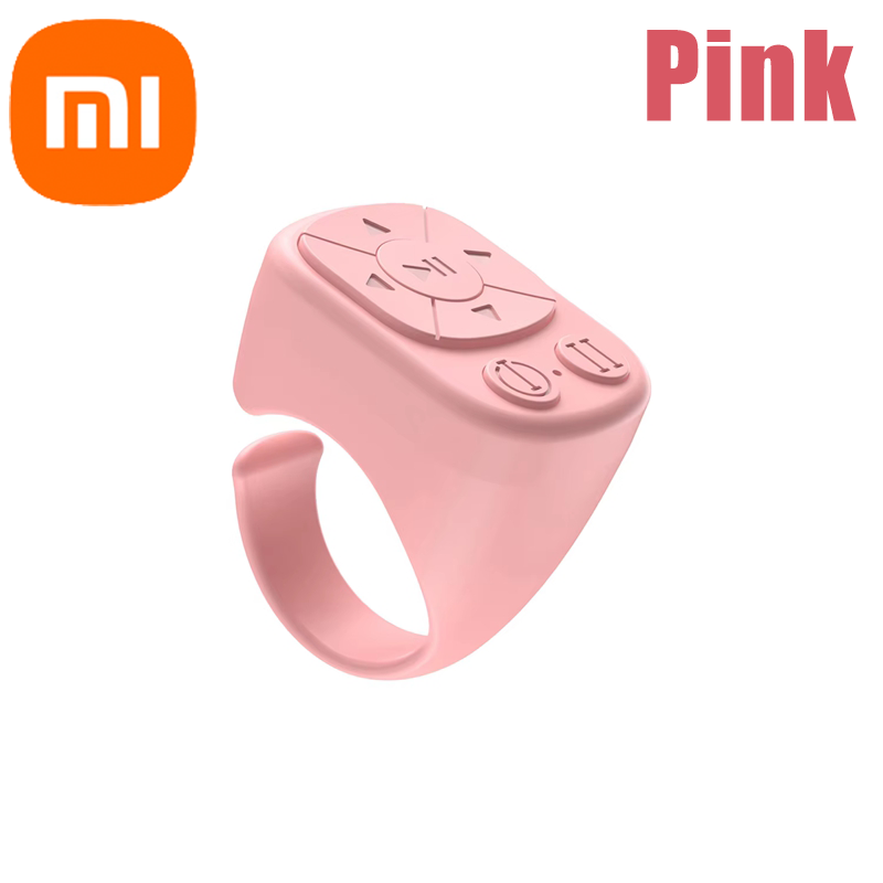 Xiaomi Auto Clicker Remote Control Page Turner Automatic Continuous Click Device Wireless Selfie Button Scrolling Button Ring: black