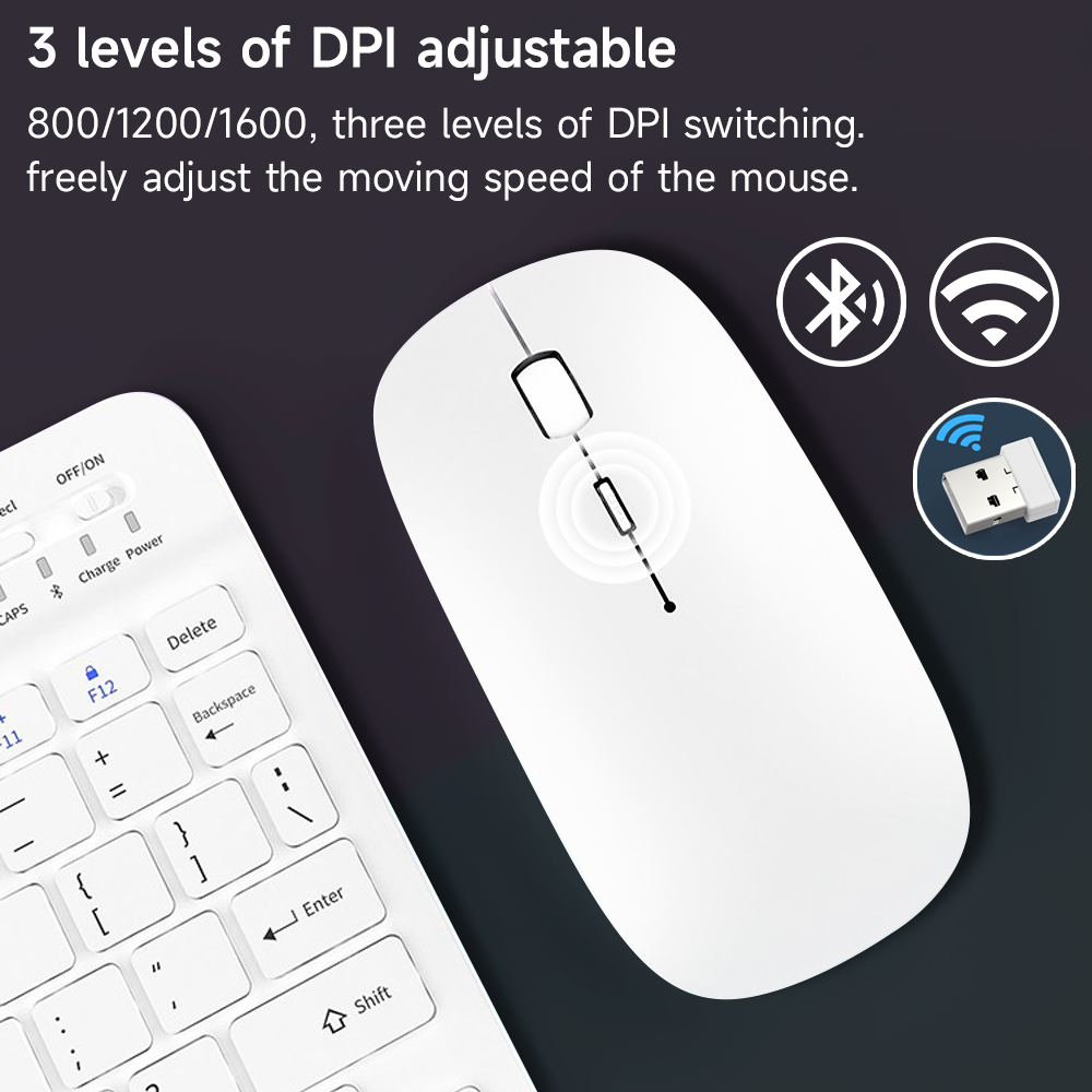 Wireless Keyboard For IOS Android Windows for iPad Keyboard Air Mini Pro Bluetooth Keyboard Mouse For Apple Xiaomi Huawei Tablet