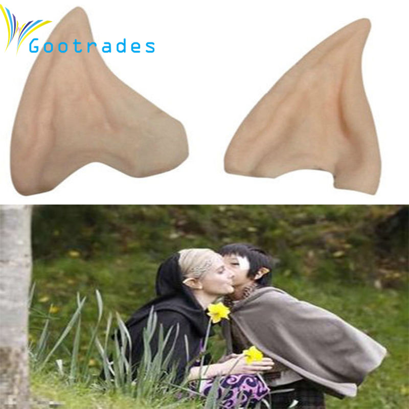 Latex Fairy Pixie Elf Oren Cosplay Accessoires LARP Halloween Party Latex Zachte Wees Prothetische Tips Oor