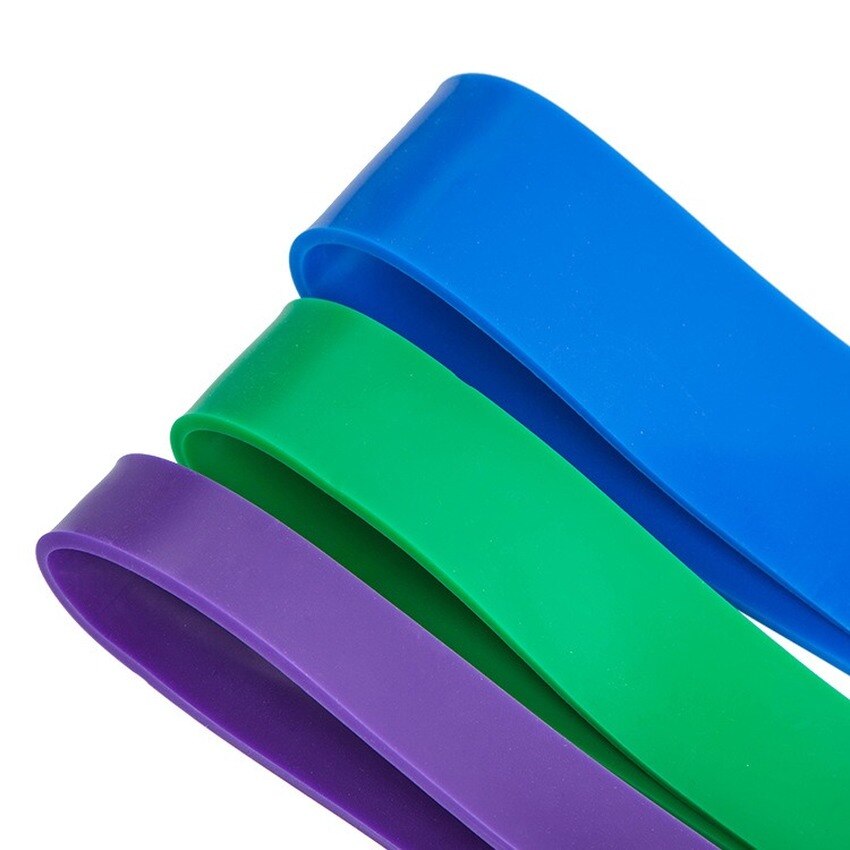 Krachttraining yoga spanband sport fitnessapparatuur revalidatietraining weerstandsband platte rubberen band