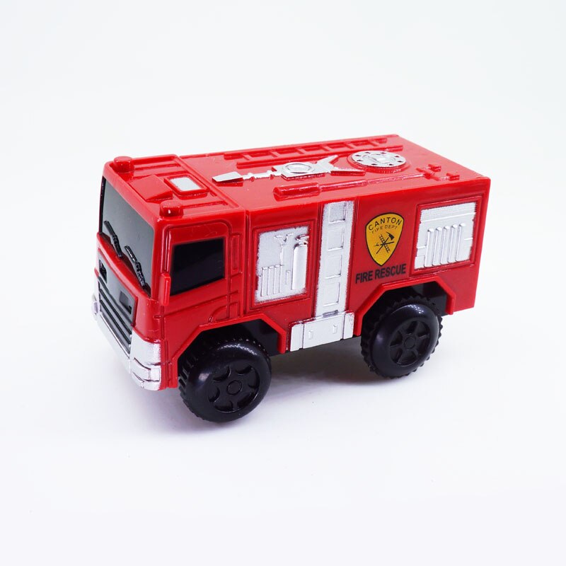 Kitoz Mega Set Track Glow In The Dark Led Licht Auto Bocht Flexibele Kleurrijke Slot Racetrack Accessoire Tunnel Speelgoed Voor jongen Kid: fire car