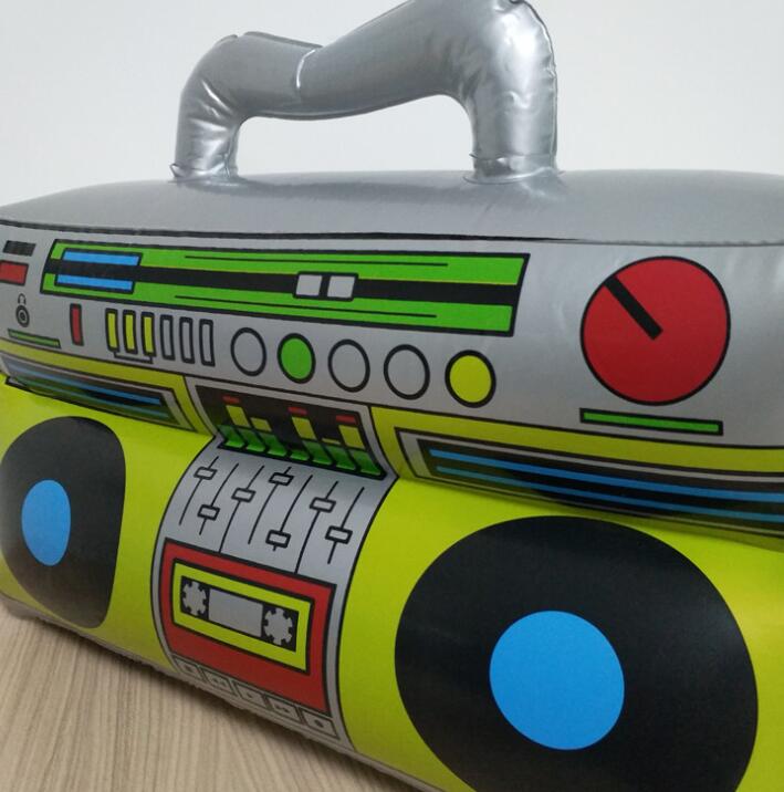 1 Pcs Kids Classic Radio Recorder Speelgoed Ballonnen Voor Thuis Musical Party Decoratie PVC Opblaasbare Ballon