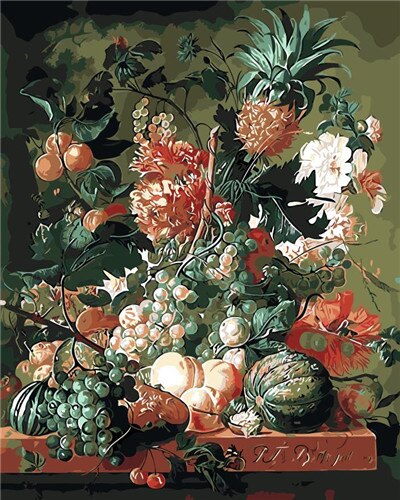 Lxmydm Schilderen Op Nummer Set - 6-delige Doe-het-zelf Olieverfschilderijen - 20x30 Cm - Leuk Cadeau Voor Volwassenen En Kinderen