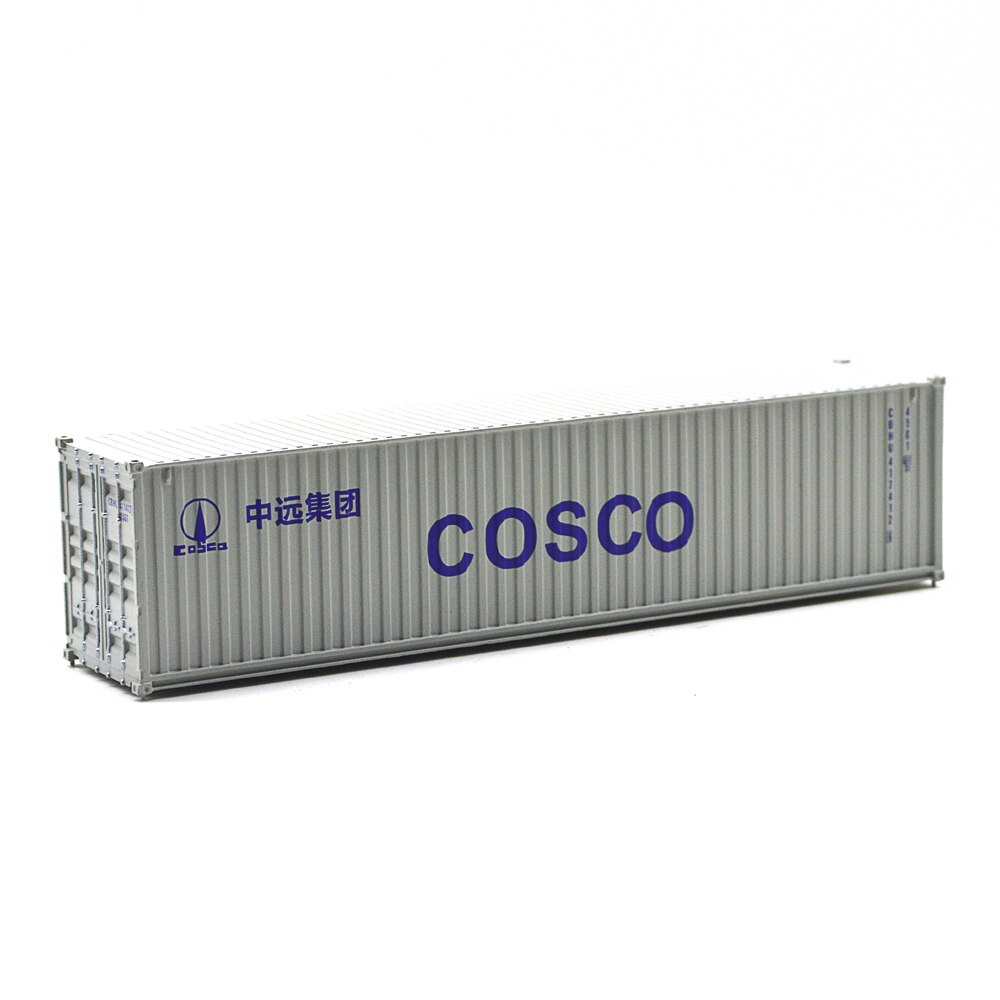 HO Scale Model Train Accessories 40 Feet Freight Container Scale 1: 87 Train Model Railway: COSCO