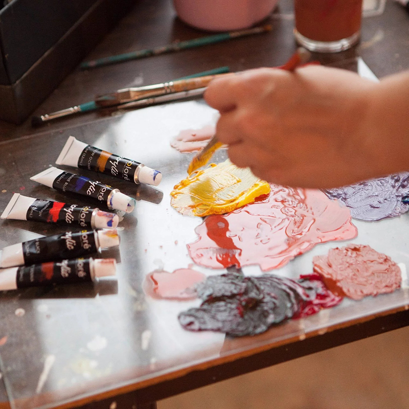 12-color Acrylic Paint Set for Children and Students Art Painting Supplies Hand-painted Wall Painting Graffiti