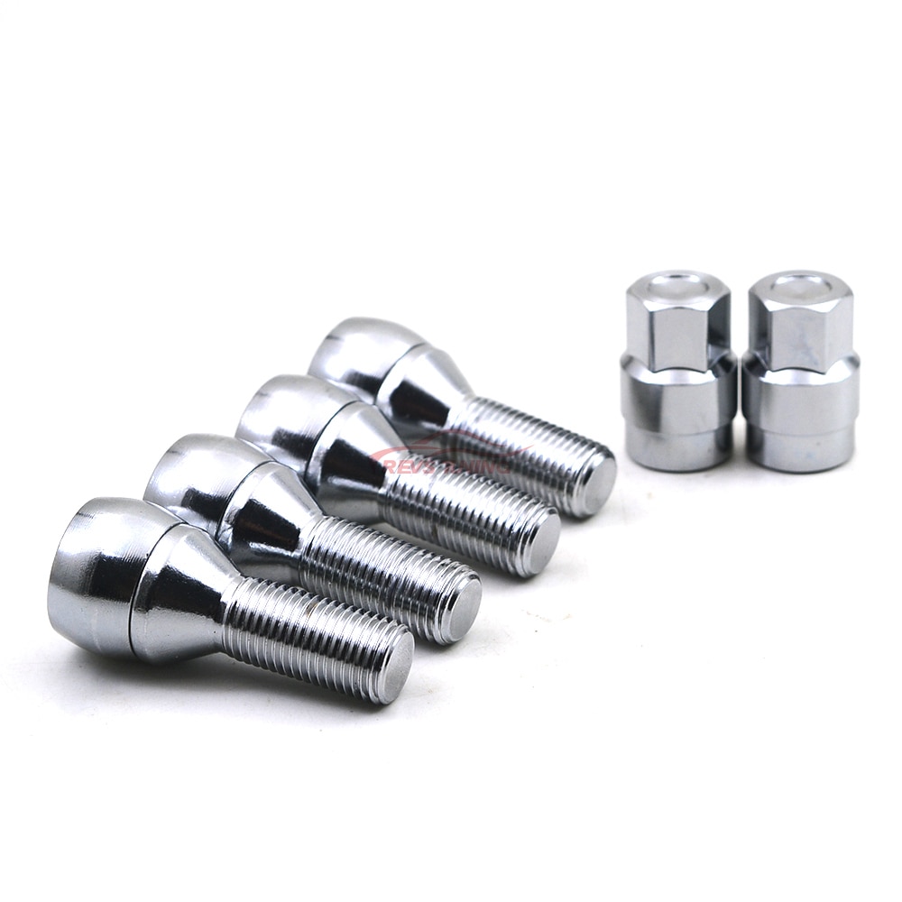 Seguridad ANTIRROBO M14x1.5 M14 VW, 4 pernos + 2 llaves, llanta de acero, llanta de rueda de coche, bloqueo de perno, tuerca, Perno