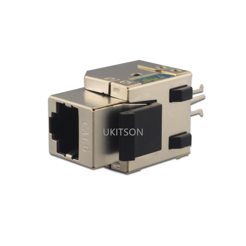 Afgeschermde CAT6 RJ45 Keystone Jack Netwerk Insert Plug Modulaire CAT.6 Utp 8P8C Lan Koppeling Socket