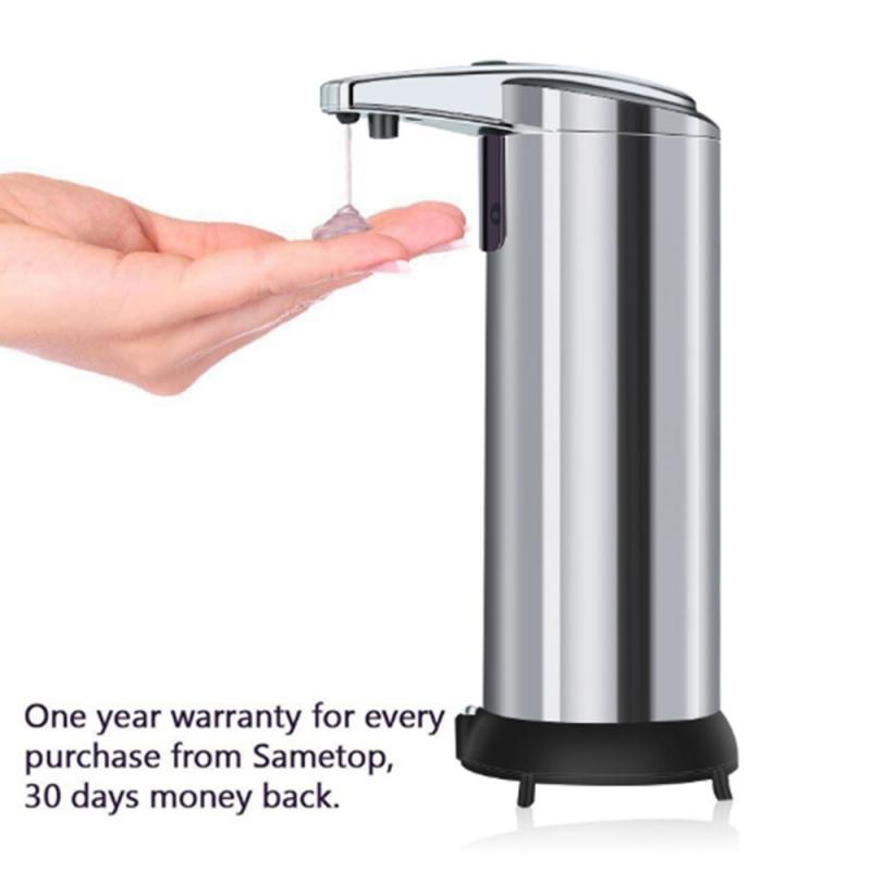 Automatische Flüssigkeit Seife Spender Infrarot spüren Seife Spender Touchless Edelstahl Hand Sanitizer Für Küche Schlecht