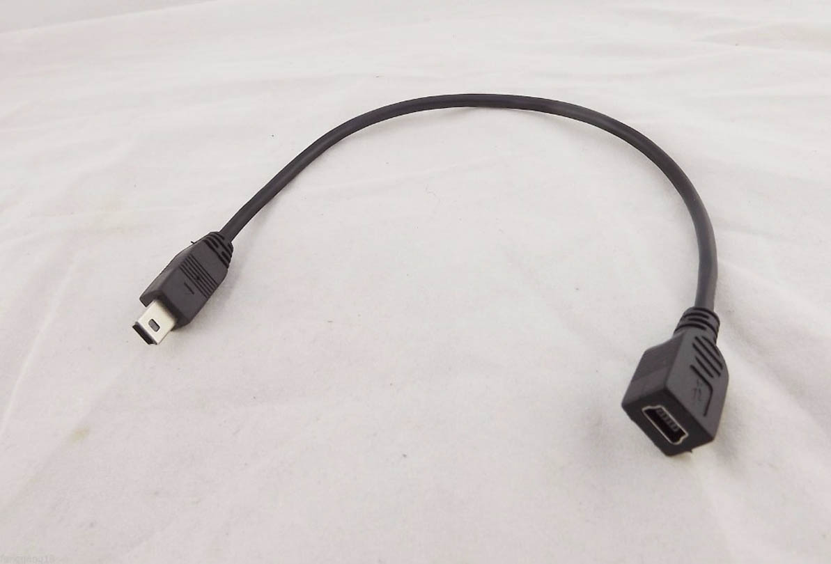1 stücke Mini USB B 5 Pin Stecker Auf Buchse Verlängerung Daten Adapter Blei Kabel 25 cm