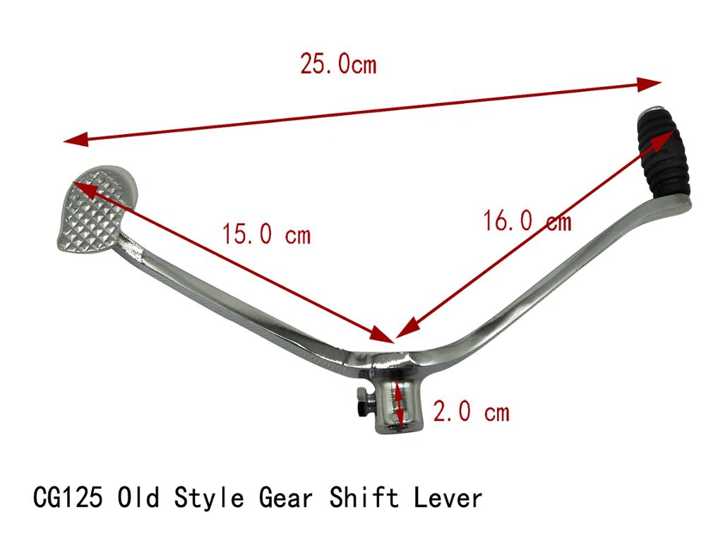 Z005 CG125 Motorcycle Gear Change Pedal Gear Shift Lever CG 125 Shifter Changer Suzuki 125CC Front and Rear Shift Lever