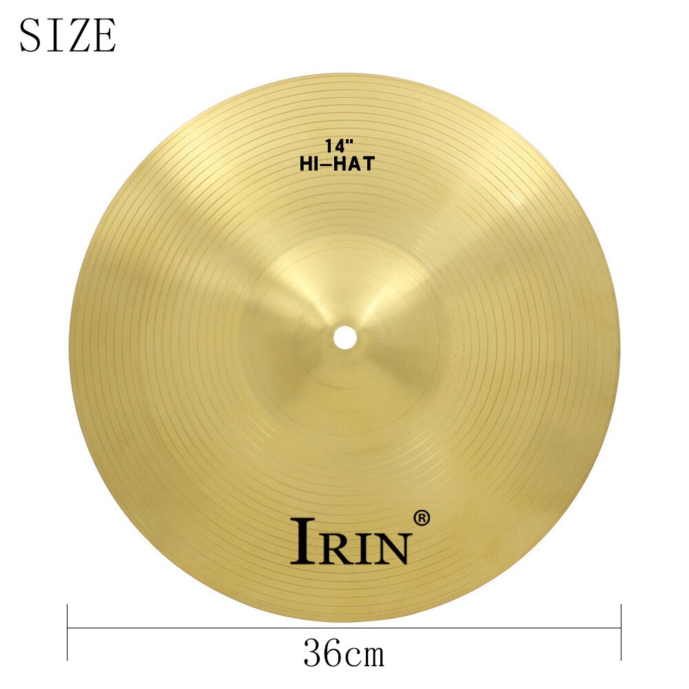 8/10/12/14/16 Inch Drum Set Brass Cymbals Percussion Accessories Splash Crash Kide Hi-Hat Cymbal Musical Instrument Parts: 14 Inch