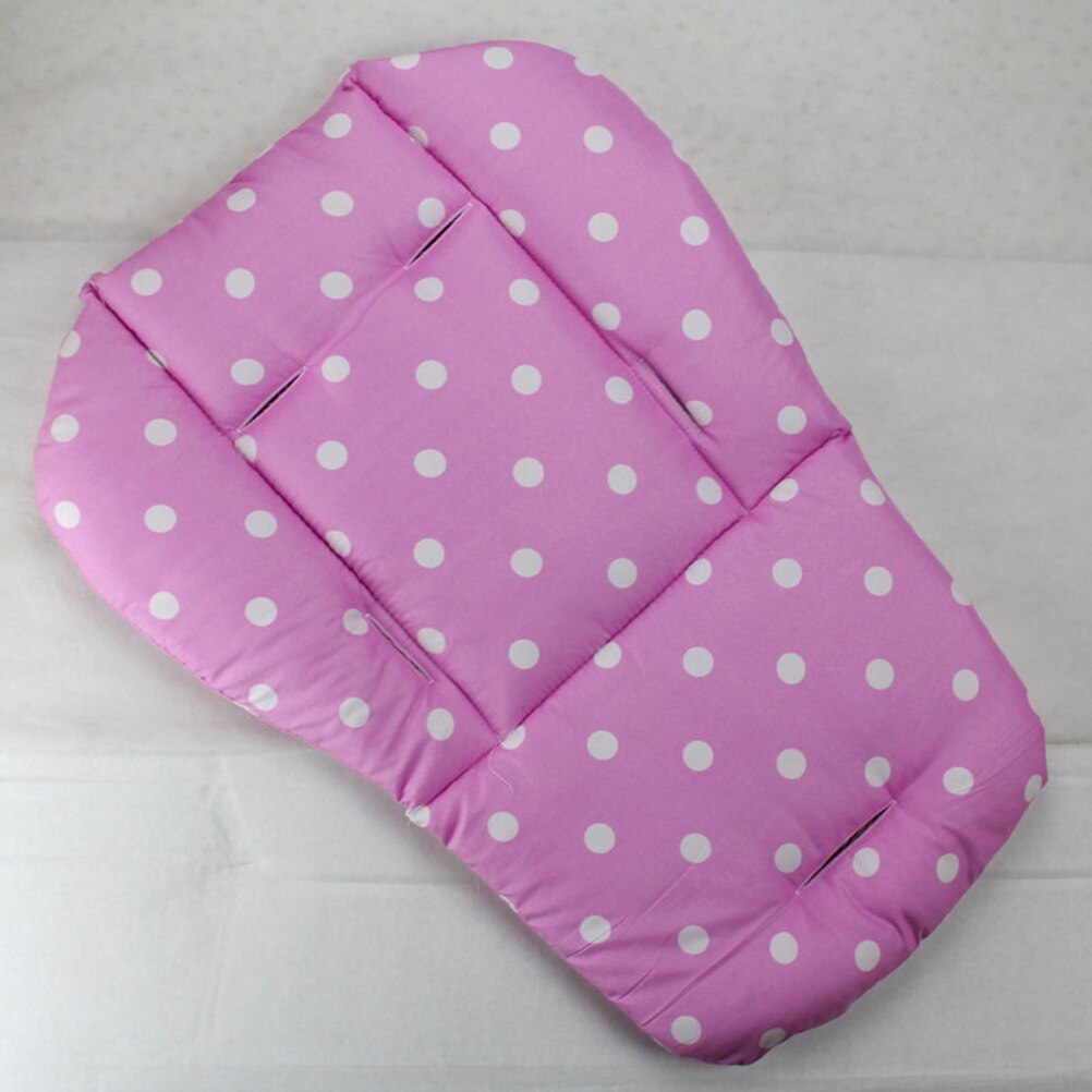 Universal Waterproof Baby Stroller Cushion Pad Dot Pattern Liner Padding Liner Pad Double Side Baby Support Pram Padding Liner