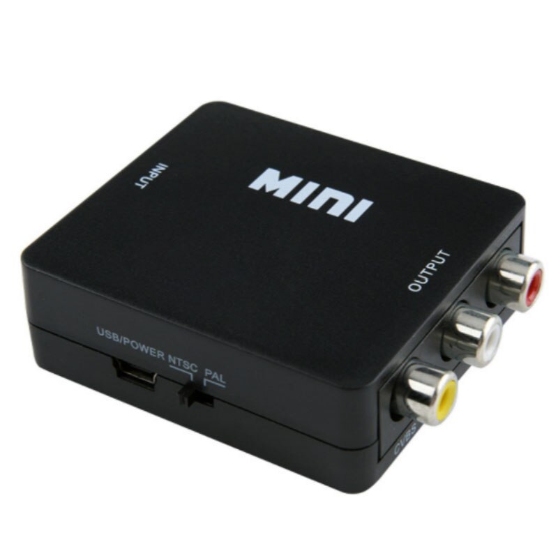 HDMI-compatible to AV HD 1080P TV composite digital signal audio video converter adapter support NTSC/PA format conversion