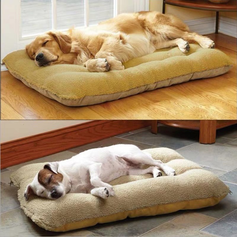 Zachte Fleece Puppy Kussen Grote Hond Bed Pitbull Husky Hond Deken Warm Kat Bedden Pet Bed Kussen Voor Kleine Medium grote Honden Sml
