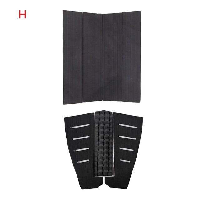 6 Piece Surf Deck Traction Pad Premium EVA with Tail Kicker 3M Adhesive for Surfboard Longboard Shortboard Fish Skimboard: Set H