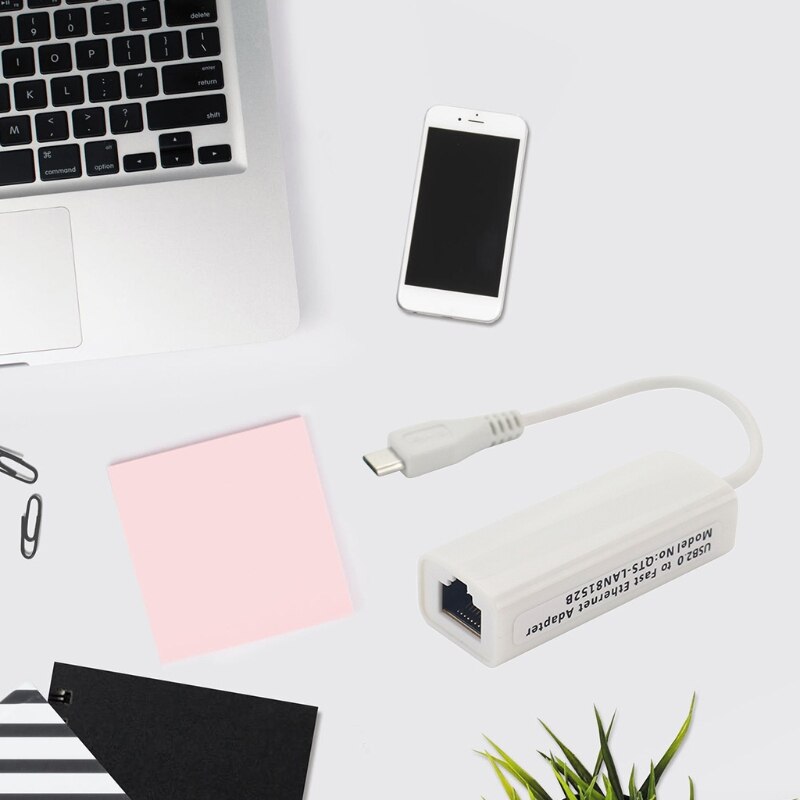 Ethernet Adapter Wired Foldable Micro USB LAN Adapter USB to 10/100 Network Port High Computer Accessories