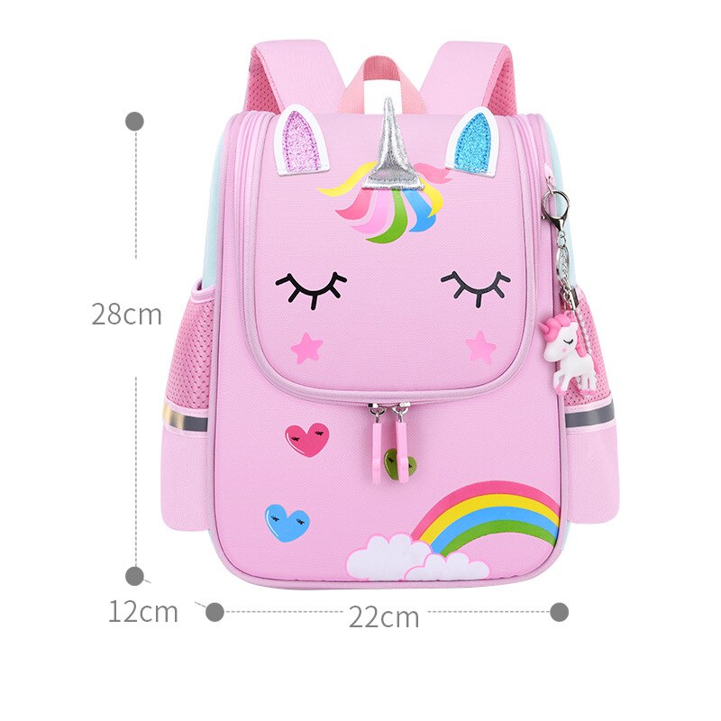 Meisje Schooltassen Voor Kinderen Leuke Boekentas Regenboog Schooltas Jongens Tijger Kleine Rugzak Kleuterschool Jongens Meisjes Rugzak: unicorn small