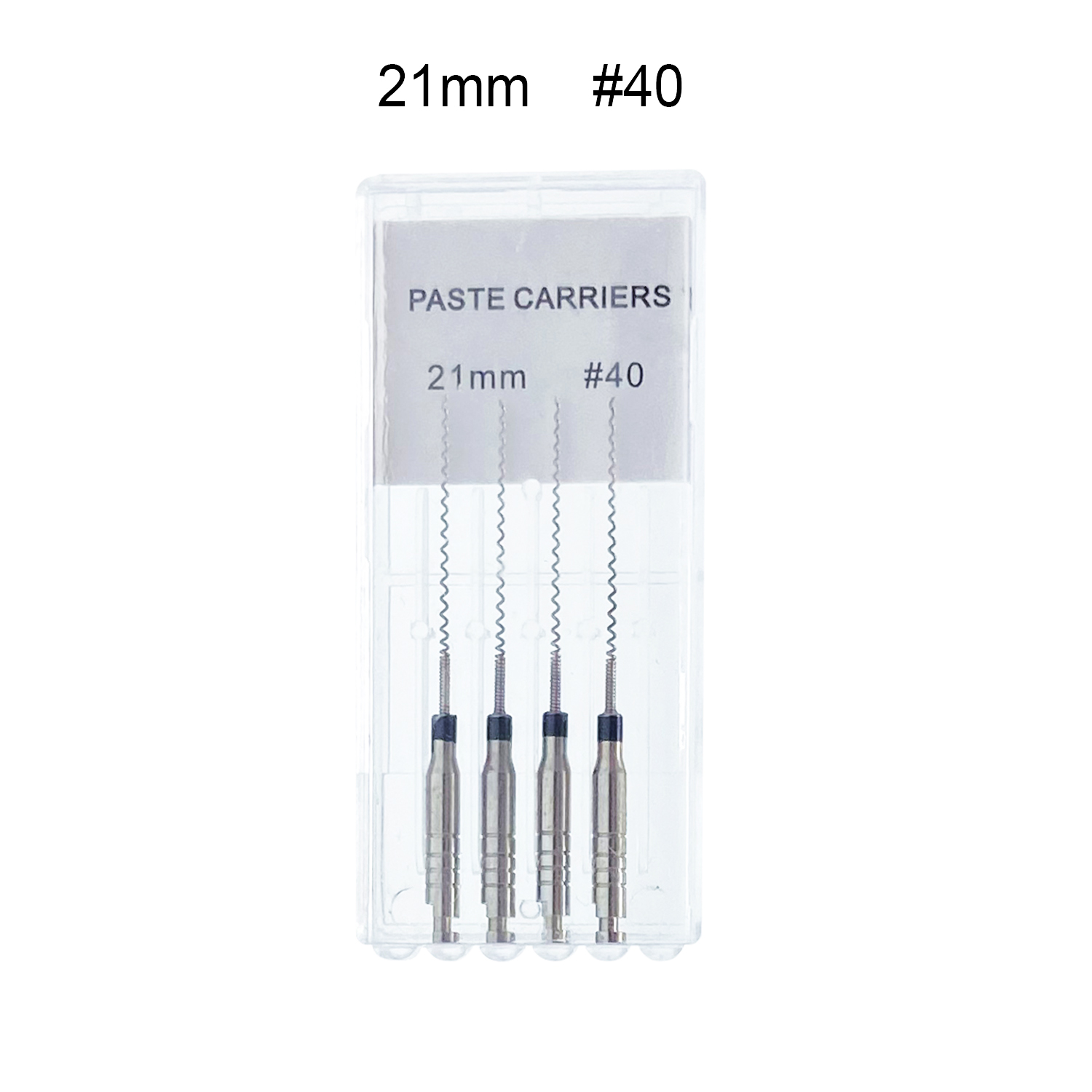 WELL CK 4 unidades/caja 21/25 mm # 25-40 portadores de pasta rotativa Dental relleno en espiral Lentulo surtido de pasta de llenado de motor herramienta de odontología: Verde
