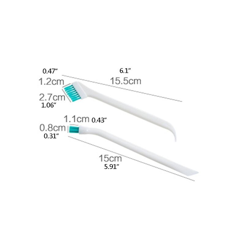 YAS 2 teile/satz Reinigung Schmale Pinsel Langen Griff Tragbare Baby Milch Flasche Reinigung Pinsel Haushalt