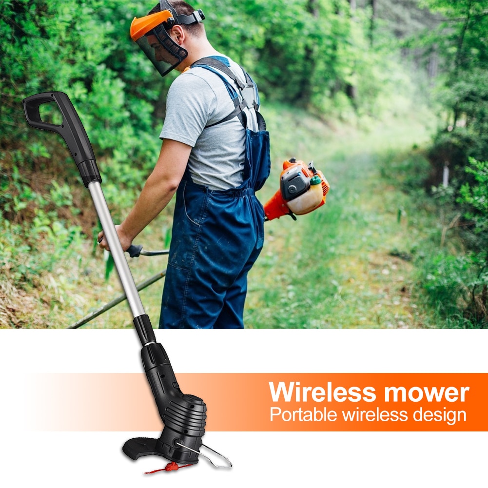 Multifunctional Rechargeable Electric Grass Trimmer Cordless Household Garden Tools String Cutter Pruning Lawn Mower for Grass
