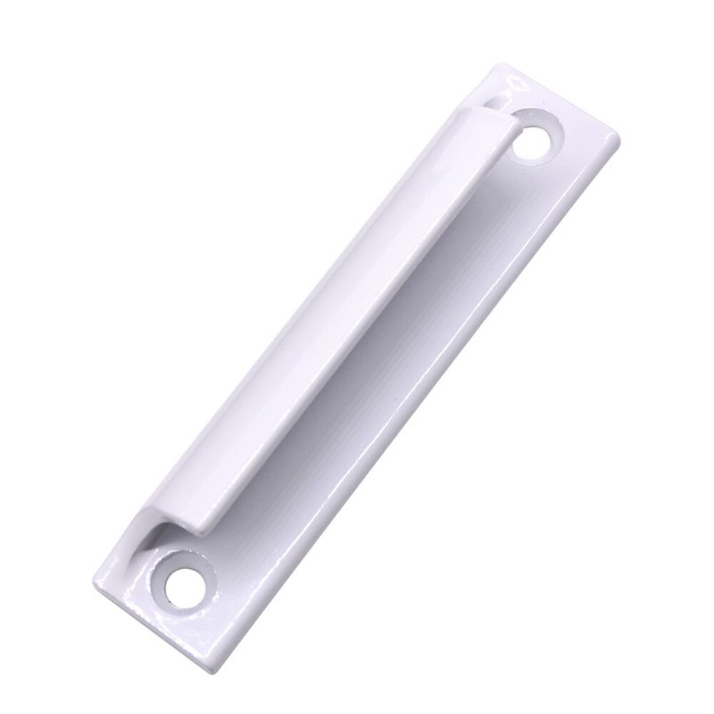 Door Cabinet Handle Aluminum alloy Hardware Accessories V-shape Holder: White
