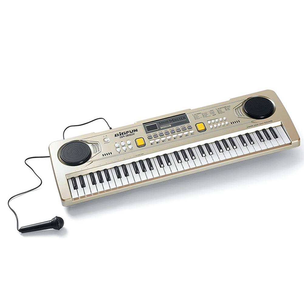 61 Keys Electronic Piano Keyboard Kids Piano Keyboard Music Instrument Learning Keyboard with Microphone for Kids Early Educatio