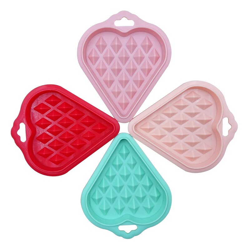 Molde de barquillo de silicona de cinco piezas, molde para hornear con protección medioambiental para el hogar