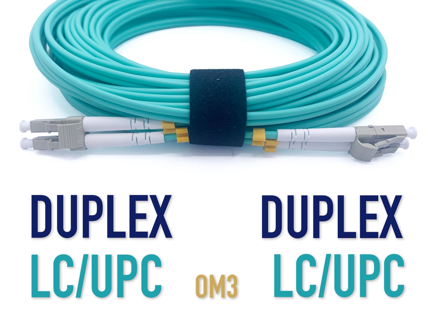 Elfcam®-Kabel światłowodowy LC/UPC aacute; LC/UPC, OM3 wielomodowy światłowód dupleks optique Jarretièodnośnie 50/125um LSZH (40M)